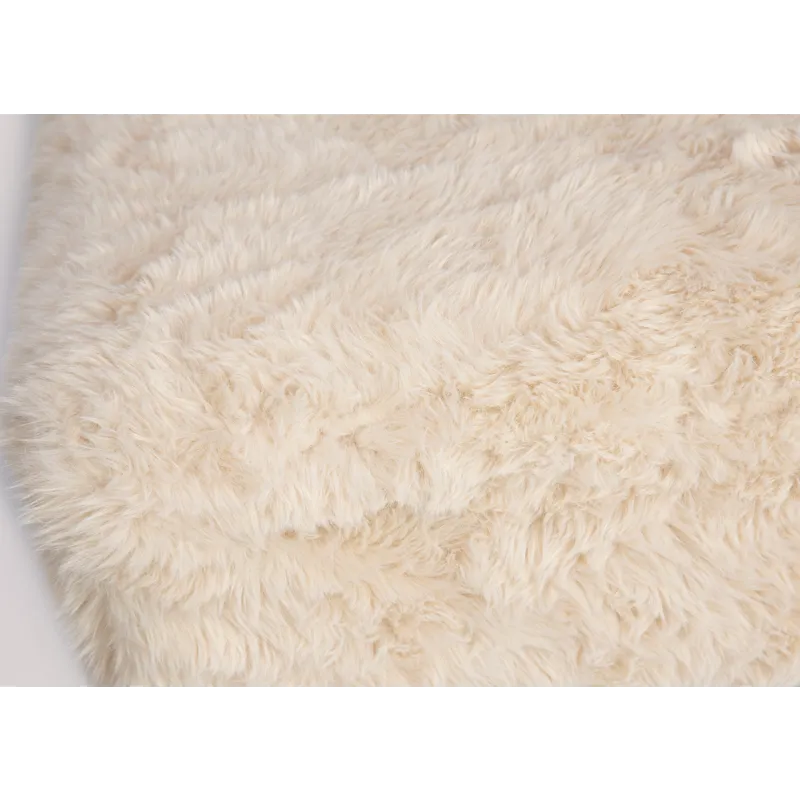 Huggy Luxury Plush Faux Fur Upholstered Storage Bench
