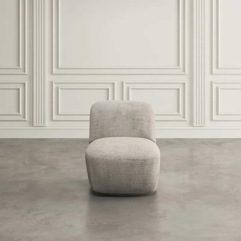 Josie Upholstered Contemporary Casual Swivel Accent Chair