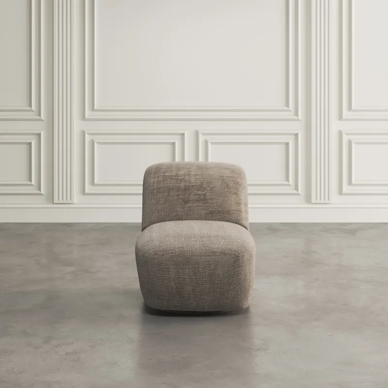 Josie Upholstered Contemporary Casual Swivel Accent Chair