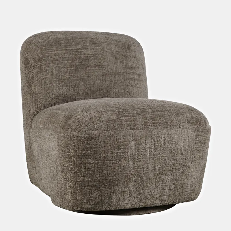 Josie Upholstered Contemporary Casual Swivel Accent Chair