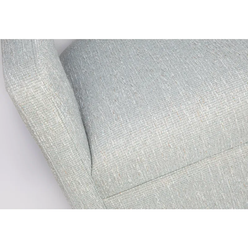 Lexy Modern Sculpted Curved Upholstered Swivel Accent Chair