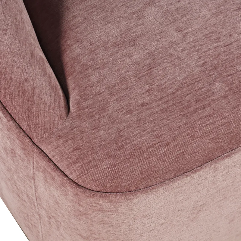 Lulu Mid-Century Modern Upholstered Casual Swivel Accent Chair