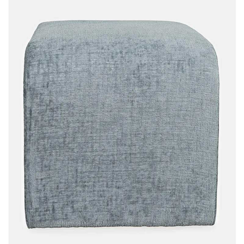 Sophia Modern Luxury Curved Upholstered Waterfall Jacquard Petite Ottoman Bench Set Of 2