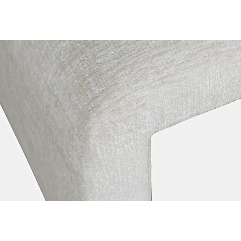 Sophia Modern Luxury Curved Upholstered Waterfall Jacquard Petite Ottoman Bench Set Of 2