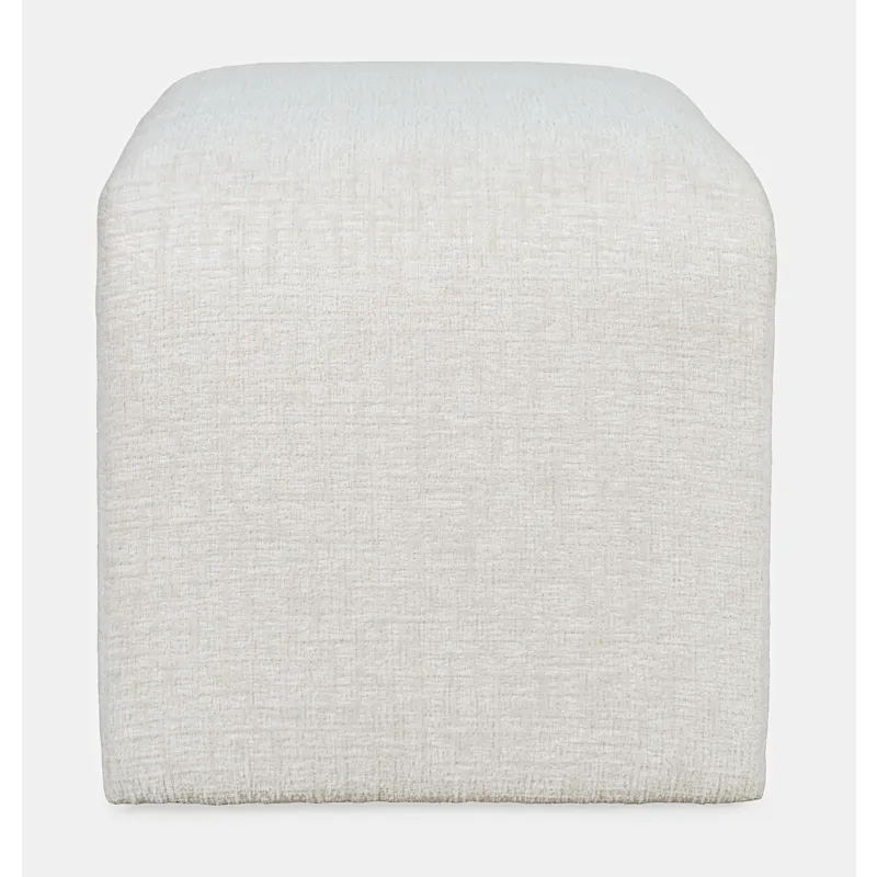 Sophia Modern Luxury Curved Upholstered Waterfall Jacquard Petite Ottoman Bench Set Of 2