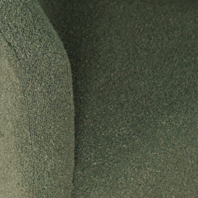 Sven Modern Contemporary Upholstered Three-Leg Curved Back Dining Chair