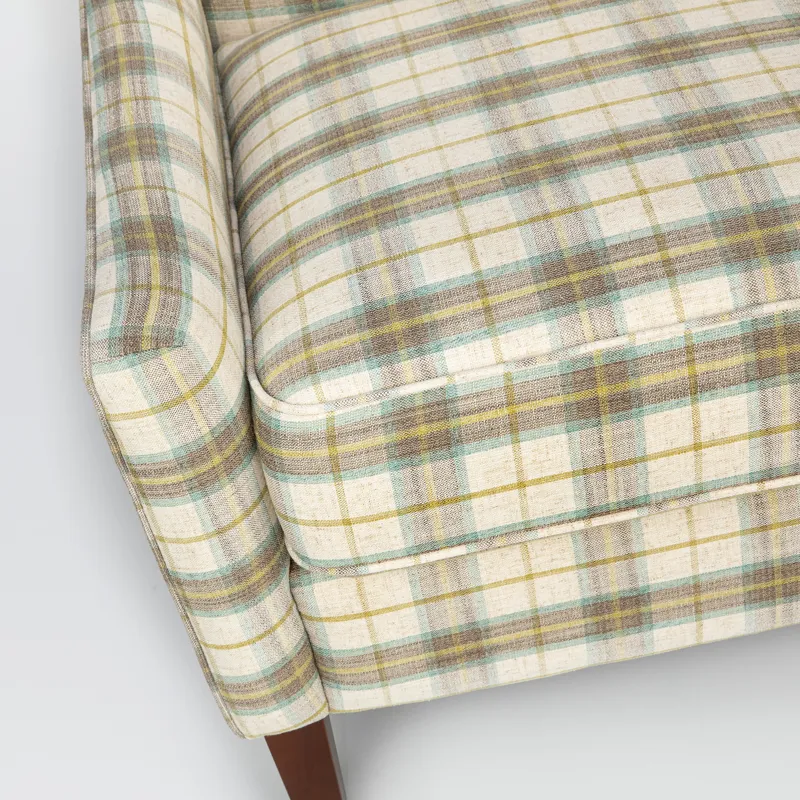 Thompson Traditional Vintage Classic Wingback Upholstered Accent Chair