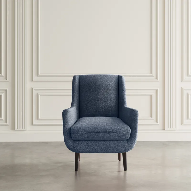 Theo Mid-Century Modern Contemporary Upholstered Accent Chair
