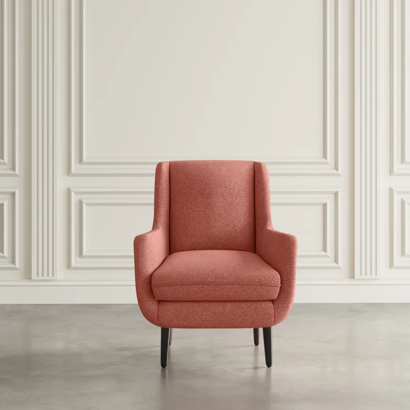 Theo Mid-Century Modern Contemporary Upholstered Accent Chair