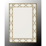 43X62 Slvr Wd Frame W/Clear Bevel Mir