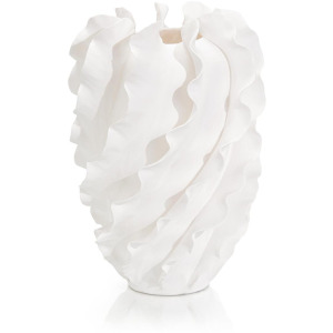 Flirren Vase, Large White