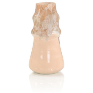 Matte Peak Glass Vase Small