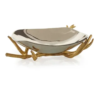 Bowl On Gold Branch
