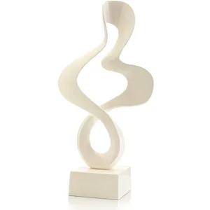 Cream Enamel Sculpture