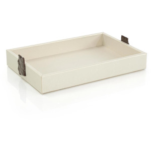 Opal Lynx Vegan Leather Tray Large