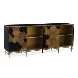 Honeycomb Four-Door Credenza