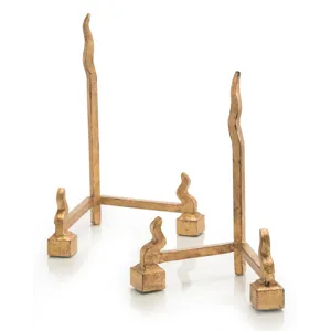 Set Of Two Forged Charger Stands