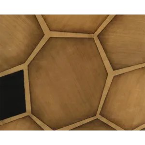 Honeycomb Four-Door Credenza