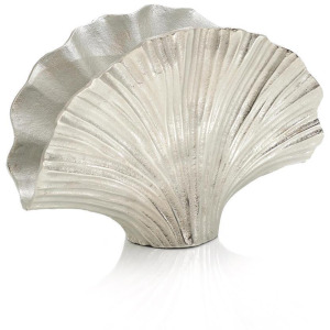 Nickel Ginkgo Leaf Vase II