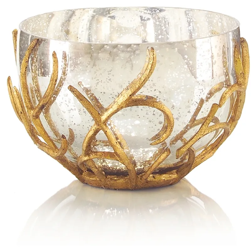 XIA Gold Branch Encased Bowl