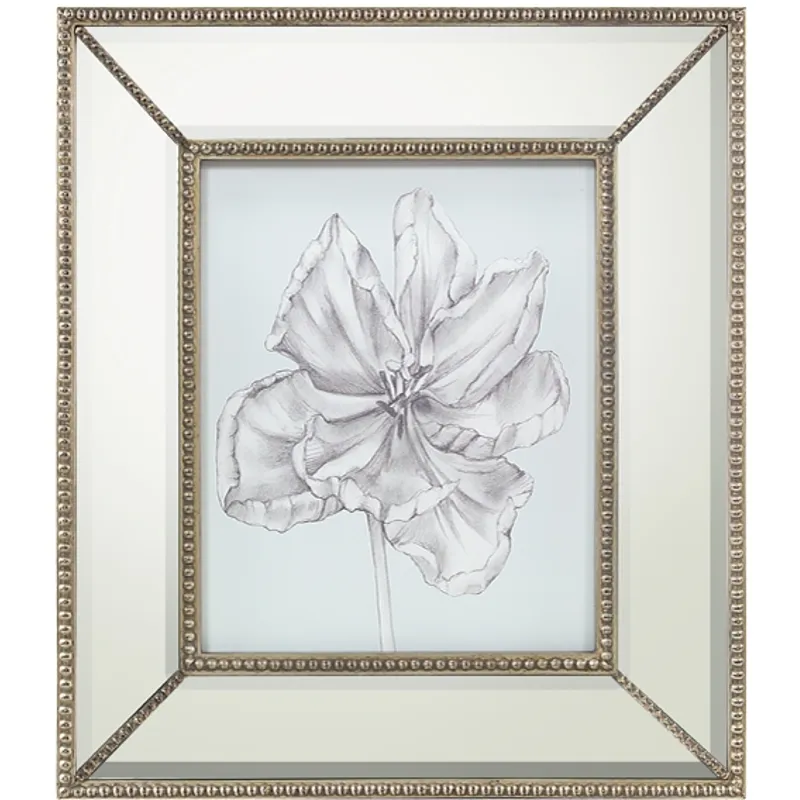 26X30X5 Silvery Blue Tulips Iv