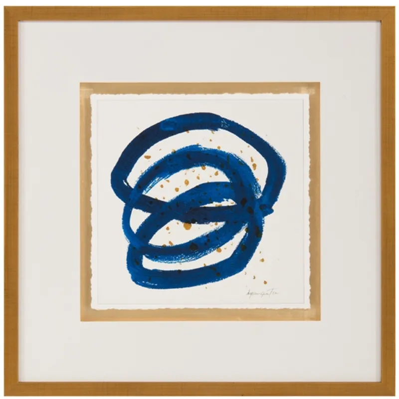 23X23X2 Dyann Gunter'S Blue & Gold Iv