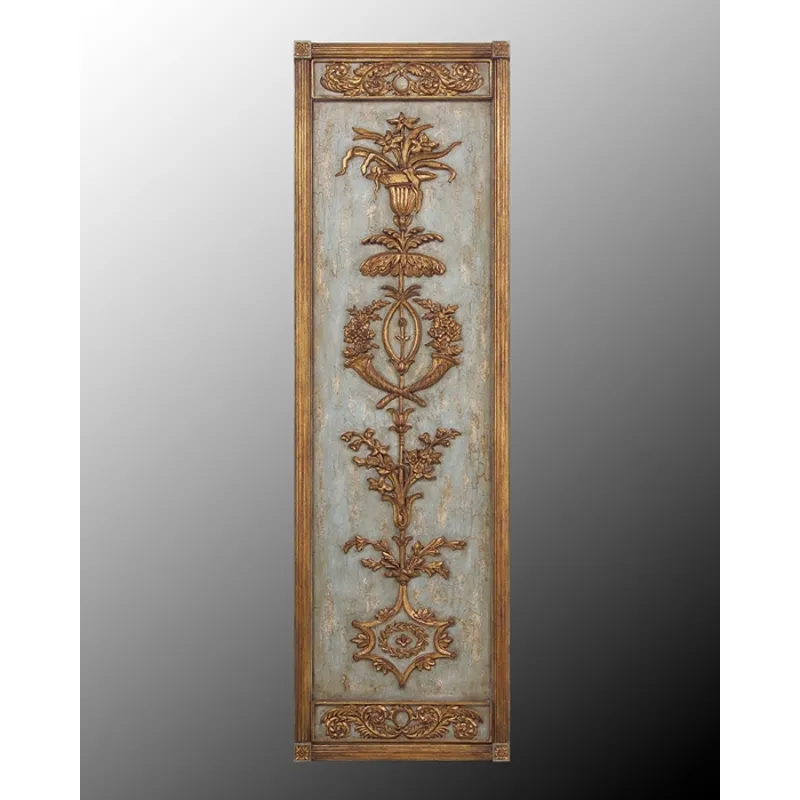 24X80X2 Hand Carved Wood Panel I