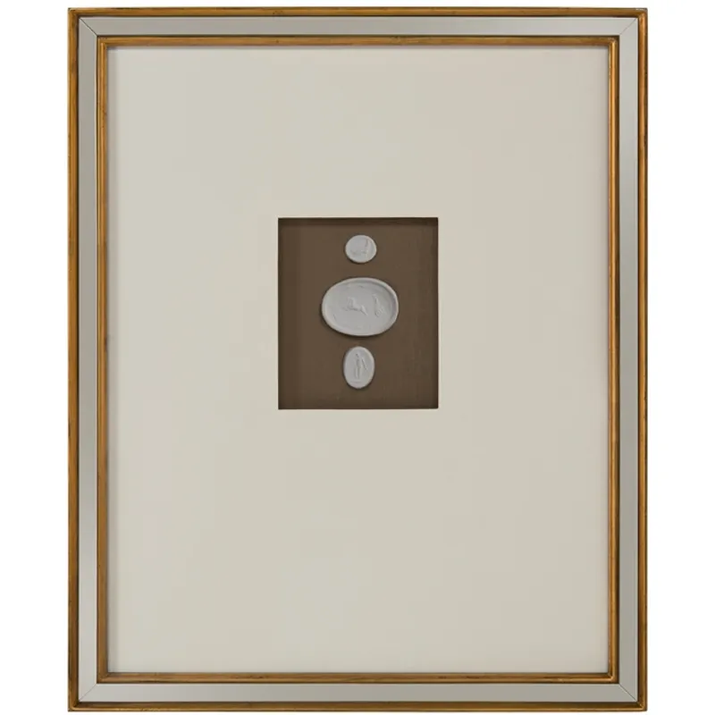 18X22X2 Mahogony Intaglio Ix