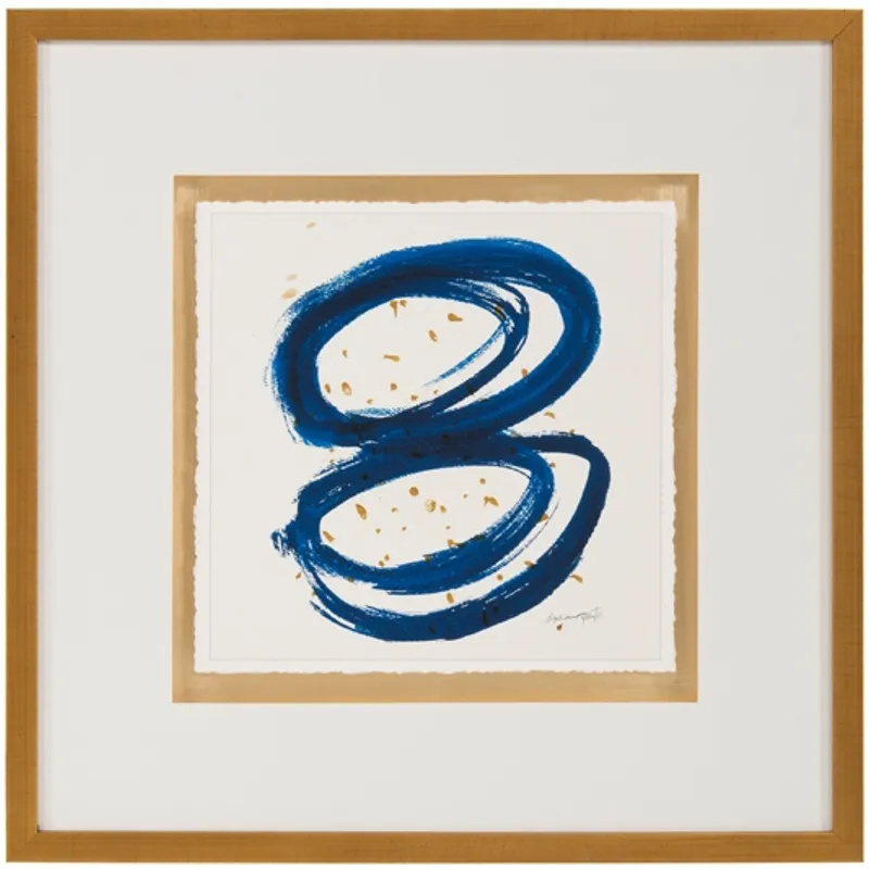 23X23X2 Dyann Gunter'S Blue & Gold I