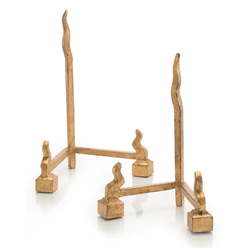 Set Of Two Forged Charger Stands