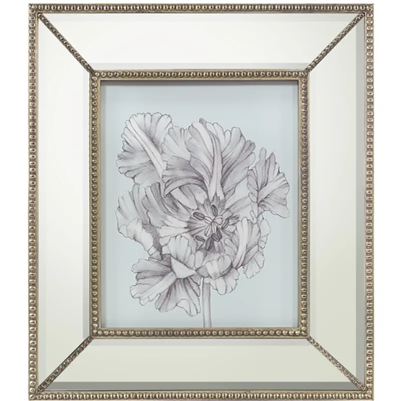 26X30X5 Silvery Blue Tulips I