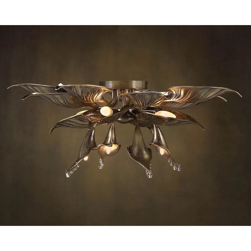 28''H X 28''W 8 Light Flush Mount