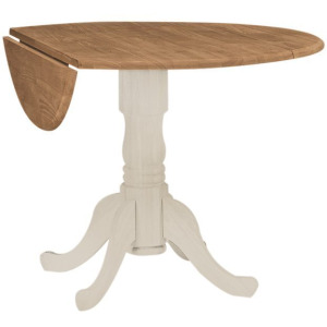 42" Traditional Dropleaf Table in Hickory and Shell