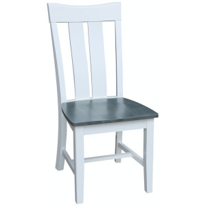 Cosmopolitan Ava Chair in Heather - Gray & White