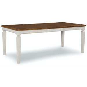 Vista Table in Hickory & Shell