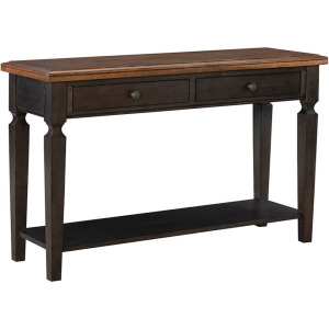 Vista Collection Sofa Table - Hickory & Coal