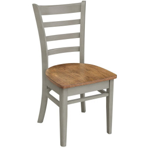 Dining Essentials - Emily Chair in Hickory & Stone