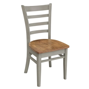 Dining Essentials - Emily Chair in Hickory & Stone