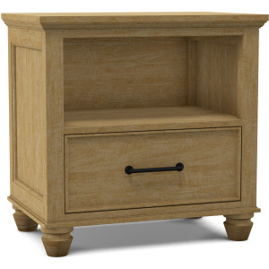 Vista Bedroom 1-Drawer Nightstand