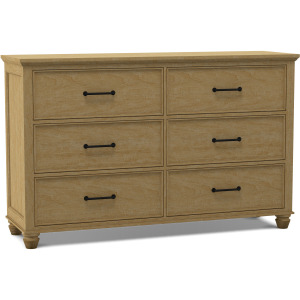Vista Bedroom 6-Drawer Dresser