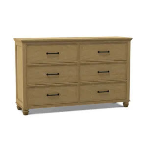 Vista Bedroom 6-Drawer Dresser