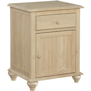 Cottage One Drawer/One Door Nightstand
