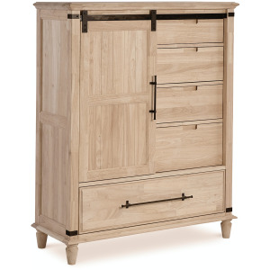 Farmhouse Chic Sliding Door Chest