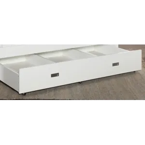 Twin Trundle w/storage option in Pure White