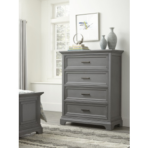 Summit 4 Drawer Chest in Heather Gray