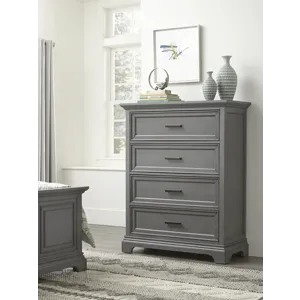Summit 4 Drawer Chest in Heather Gray