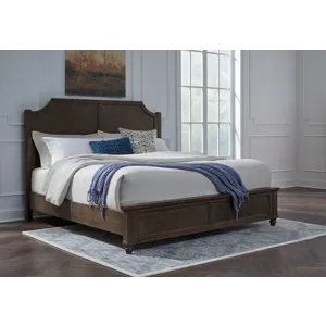 Vista Bedroom - The Vista Bed: Available in K, Q, and Tw in Coal