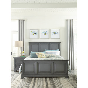 Summit Bedroom - King Bed in Heather Gray