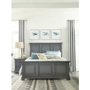Summit Bedroom - King Bed in Heather Gray