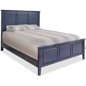 Queen Lancaster Bed in Denim